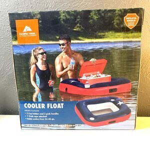 OZARK TRAIL Cooler Float Texas Flag Red/White/Blue 39"x31"x9" Inflatable